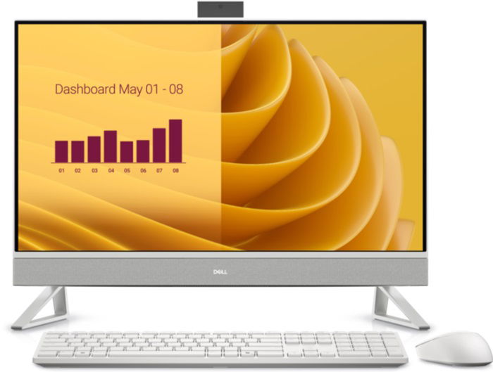 Dell EC27250 27 Inch Intel Core 7 150U 5.4GHz 16GB (2 x 8GB) RAM 1TB SSD All-In-One Computer with Windows 11 Pro
