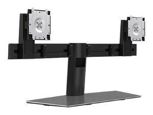Dell MDS19 Dual Monitor Fee Standing Desk Stand for 19 to 27 Inch Flat Panel TVs or Monitors - Up to 6kg (per Monitor)