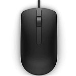 Dell MS116 USB Wired Optical Mouse - Black