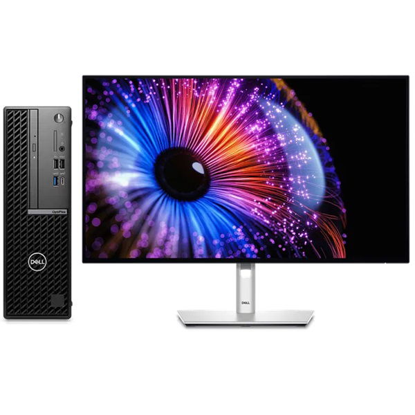 Dell OptiPlex 7020 SFF Plus Intel i7-14700 5.3GHz 16GB (2 x 8GB) RAM 512GB SSD Small Form Factor Desktop with Windows 11 Pro + Dell 27" Monitor