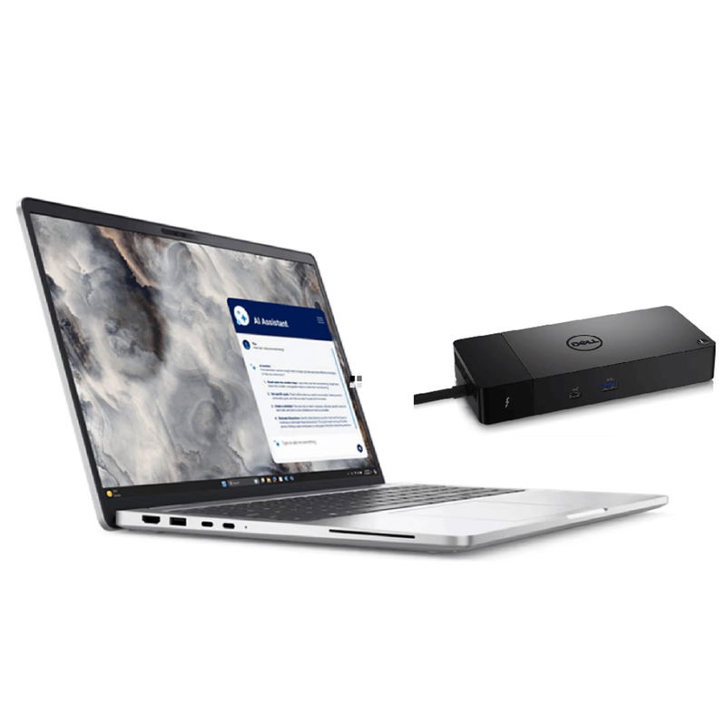 Dell Pro 16 Plus PB16250 16 Inch Ultra 7 266V 5.0GHz 16GB RAM 512GB SSD Laptop with Windows 11 Pro + Dell WD19S Dock