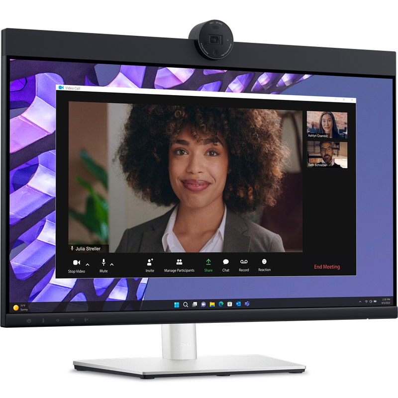 Dell Pro 24 Plus 23.8 Inch 1920x1080 FHD 5ms 60Hz Video Conferencing IPS Monitor with Webcam, Speakers & Microphone - HDMI, DisplayPort, USB-C