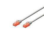 Digitus 0.5M Grey Cat6 UTP Patch Lead Cable