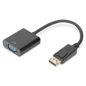 Digitus DisplayPort Male to VGA Female Adapter Cable - Black