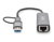 Digitus 2.5G Ethernet USB-C Gigabit Ethernet Adapter - Gray