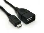 Digitus USB 2.0 Micro B to USB 2.0 Female OTG Adapter 0.2M Cable
