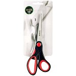 Dixon 8 Inch Soft Grip Scissors - Black/Red