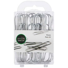 view Dixon 95mm Round Paper Clips - 20 Pack