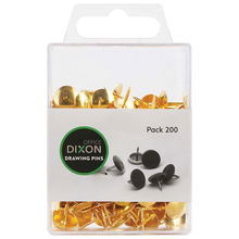 view Dixon Brass No. 3 Drawing Pins - 200 Pack