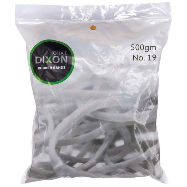 Dixon No.19 500gm Rubber Bands - Brown