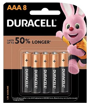 Duracell AAA Coppertop Alkaline Battery - 8 Pack