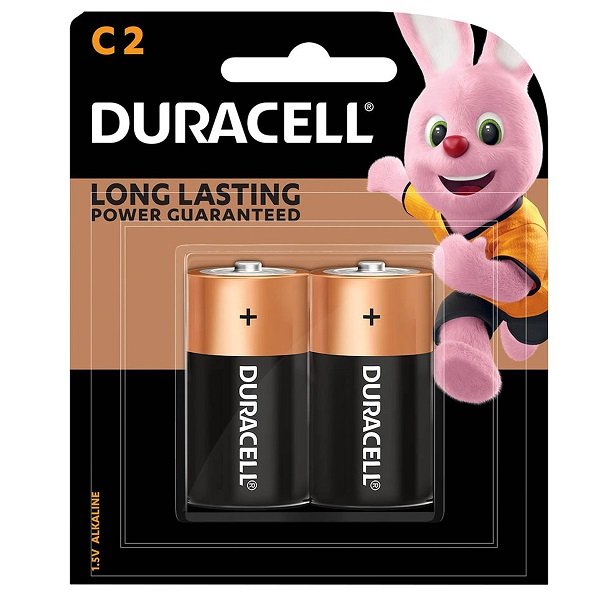 Duracell C Coppertop Alkaline Battery - 2 Pack