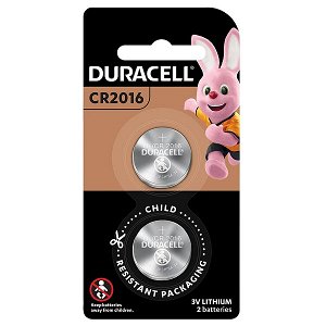 Duracell CR2016 Lithium Coin Battery - 2 Pack