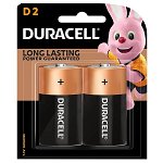 Duracell D Coppertop Alkaline Battery - 2 Pack