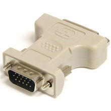 view StarTech DVI Female to VGA Male Adapter - Beige