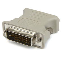 view StarTech DVI Male to VGA Female Cable Adapter - Beige