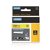Dymo 12mm x 5.5m Genuine Rhino Industrial Flexible Nylon Labels - Black On Yellow
