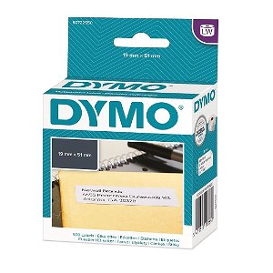 Dymo 19mm x 51mm Genuine LabelWriter Multi Purpose Labels - 1000 Labels/Roll