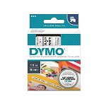 Dymo 6mm x 7m Genuine D1 Label Cassette Tape - Black On White