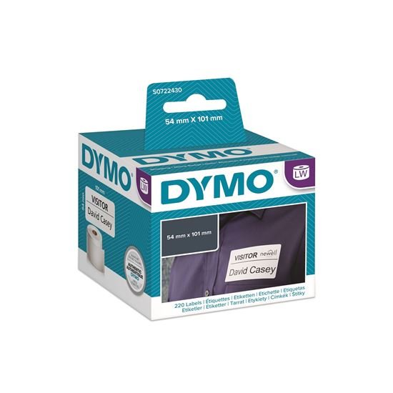 DYMO LW 54mm x 101mm Black on White Shipping Label Roll