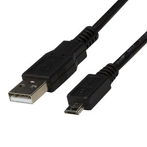 Dynamix 1.2m USB 2.0 Micro-B Male to Type-A Male - Black