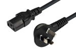 Dynamix 1m 3 Pin Plug to C13 Female Plug SAA Approved Power Cord Cable - BUY 2 GET 1 FREE