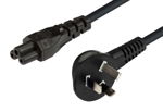 Dynamix 1m 3 Pin Plug to C5 Female Plug SAA Approved Power Cord Cable - BUY 2 GET 1 FREE