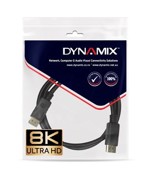 Dynamix 2m DisplayPort to DisplayPort Cable