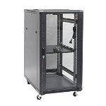 Dynamix SR Series 22RU 900mm Deep Black Server Cabinet - 600x900x1166mm