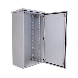 Dynamix 24RU Outdoor Wall Mount Cabinet Grey - 600mm Deep, No Fans or Filters
