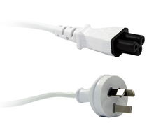 view Dynamix 2m 3 Pin Plug to Clover Shaped C5 Clover - White