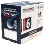 Dynamix 305m Blue Cat6 UTP Solid Cable Roll - Supplied in Reelex Box