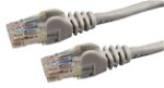 Dynamix 1M Grey Cat6 UTP Snagless Patch Lead Cable