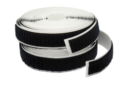 Dynamix Hook & Loop 20mm x 5m Self Adhesive Roll