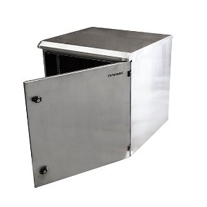 Dynamix 18RU Stainless Outdoor Wall Cabinet - 600mm Deep, No Fans or Filters
