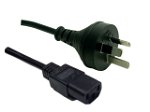 Dynamix 1.8m 3 Pin Plug to IEC Female Plug SAA Approved Power Cord Cable