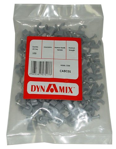 Dynamix Cable Clips - 100 Pack