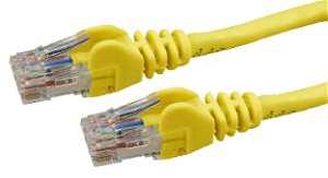 Dynamix 1M Yellow Cat6 UTP Snagless Patch Lead Cable