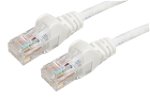 Dynamix 0.5M White Cat6 UTP Snagless Patch Lead Cable