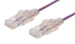 Dynamix 2m Purple Cat6A Slimline 10G Component Level UTP Patch Lead