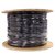 Dynamix 305m Black Cat6 UTP Solid UV Stabilised Dual Sheath Outdoor Cable Roll - Supplied on a Wooden Reel