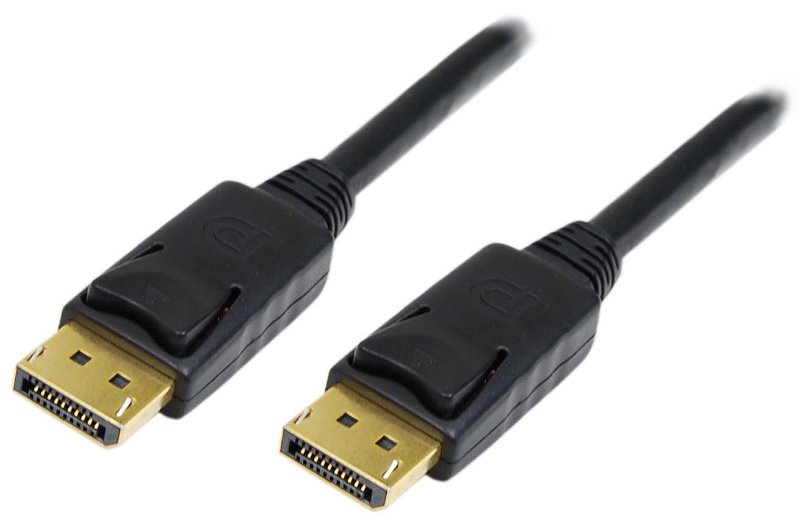 Dynamix 1M Display Port v1.2 Cable with Gold Shell Connectors DDC Compliant