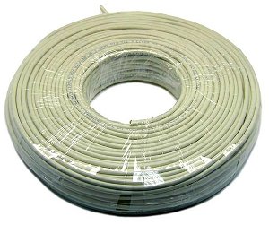 Dynamix 100m Ivory Cat5E UTP Stranded Cable Roll - Supplied as a Roll