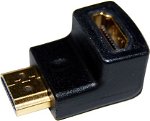 Dynamix HDMI Left Angled Adapter High Speed with Ethernet GOLD Plated Connectors