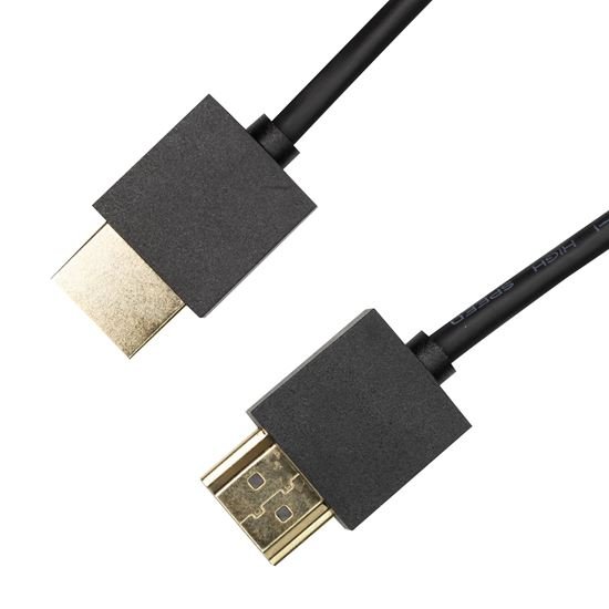 Dynamix 50cm Nano High Speed HDMI 2.0 Cable with Ethernet - Black