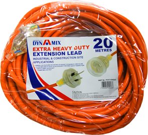 Dynamix 20m Extra Heavy Duty Power Extension Lead Cable