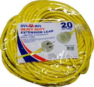 Dynamix 20m Heavy Duty Power Extension Lead Cable