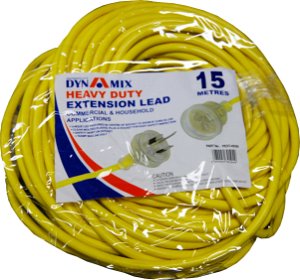 Dynamix 15m Heavy Duty Power Extension Lead Cable
