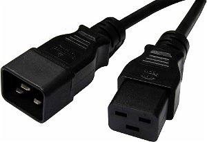 Dynamix 50cm IEC 16A Male to IEC 16A Female Power Cord Extension Cable