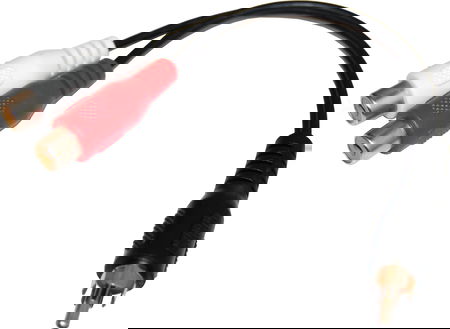 Dynamix 150mm Dual RCA Female to RCA Male Cable